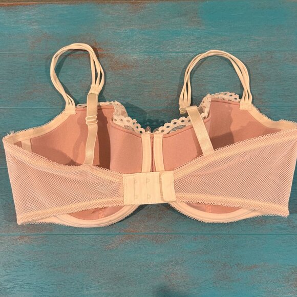 Wacoal B.TemptD Underwire Bra 36DDD Pink Ivory - Picture 4 of 4